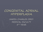 CONGENITAL ADRNAL HYPERPLASIA