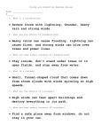 Storms and Predicting Weather Review Answers