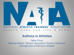 Asthma in Athletes - National Athletic Trainers` Association