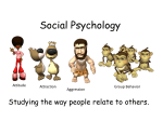 Social Psychology - Bloomfield Central School