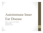 Autoimmune Inner Ear Disease