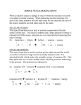 SIMPLE NUCLEAR REACTIONS