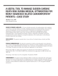 SCD Risk During Medical Optimization for Newly