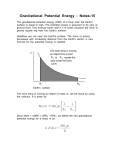 Gravitational Potential Energy : Notes-15