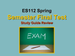 Semester Final Review PPT