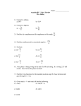 Worksheet