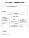 Therapy/Treatment Guided Notes