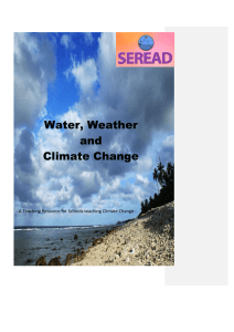 Weather, Water and Climate Change curriculum