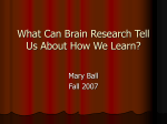 How Do We Learn?