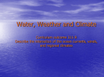 Water, Weather and Climate