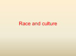 Race and culture