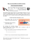 How you can produce an electric current