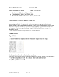 Physics 200 Class #1 Outline