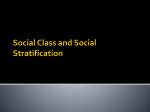 Social Class and Social Stratification