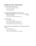 Disciplinary Core Ideas: Physical Sciences