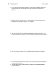 BY 330 Spring 2015Worksheet 3 Draw a protein made up of two