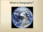 What is Geography?