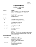 curriculum vitae byron l. lam, md