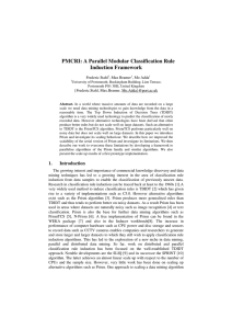 PMCRI: A Parallel Modular Classification Rule