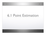 Point Estimation