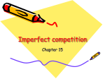 Imperfect Competition