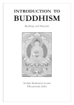 Introduction to Buddhism - Tushita Meditation Centre