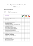 Study notes plant reproduction