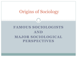 Origins of Sociology