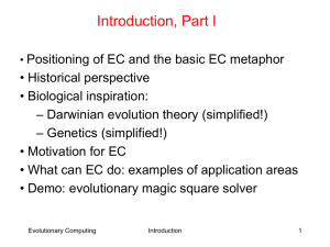 Evolutionary computing