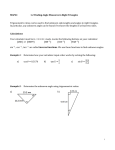 MAP4C 1.2 Finding Angle Measures in Right Triangles