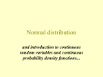 Normal distribution