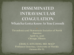 Thrombosis and Hemostasis Societies of North America April 15