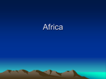 Africa: South of the Sahara