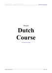 Integral DUTCH language COURSE