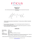 Catalog # 10-1111 Verapamil HCl Clinically useful L