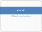 ADO.NET