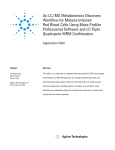 An LC/MS Metabolomics Discovery Workflow for Malaria