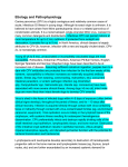 Etiology and Pathophysiology