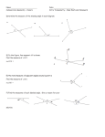 Name: Date: Common Core Geometry