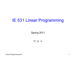 Linear Programming (Optimization)