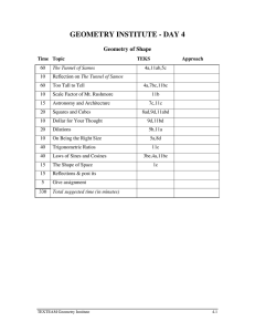 geometry institute - day 4