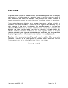 Harmonics and IEEE 519