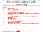 Chapter 1 – Introduction to Computers and C++