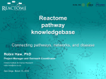 115) `Reactome pathway knowledgebase: Connecting pathways