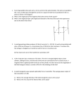 Four long parallel wires each carry a 2.0 A current in the same