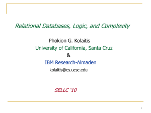 Composing Schema Mappings - University of California, Santa Cruz