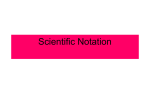 Scientific Notation PP