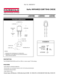 GaAs INFRARED EMITTING DIODE LED55B LED55C LED56