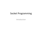 Socket Programming