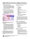 High Blood Pressure (Hypertension)